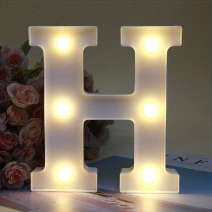 Skanto | LetterGlow - Trådlamp LED Bokstavlampe for Unik Stil