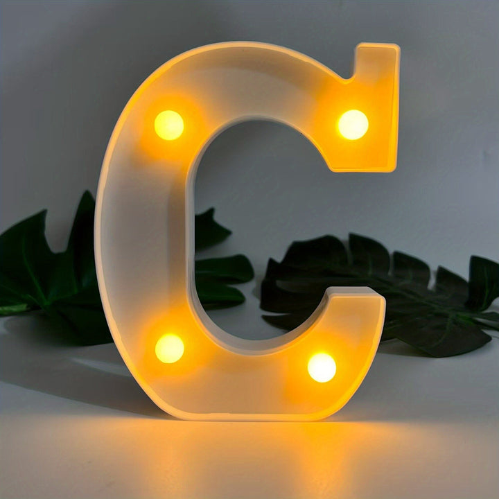 Skanto | LetterGlow - Trådlamp LED Bokstavlampe for Unik Stil