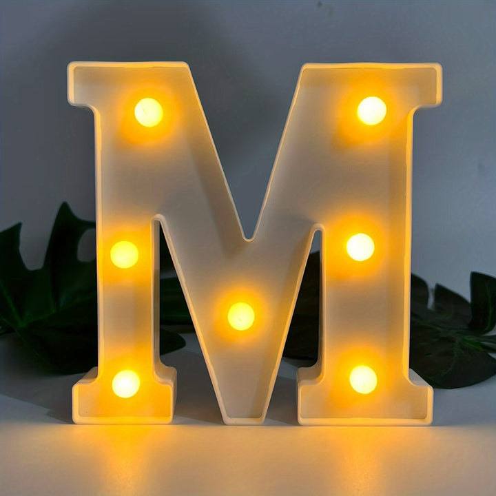 Skanto | LetterGlow - Trådlamp LED Bokstavlampe for Unik Stil