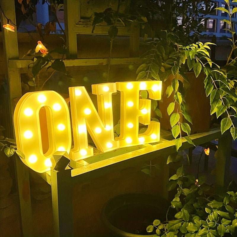 Skanto | LetterGlow - Trådlamp LED Bokstavlampe for Unik Stil