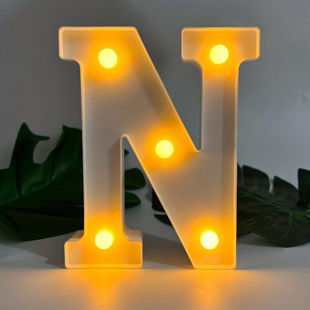 Skanto | LetterGlow - Trådlamp LED Bokstavlampe for Unik Stil