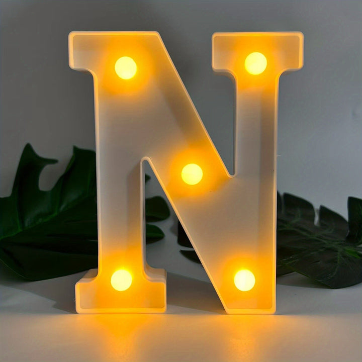 Skanto | LetterGlow - Trådlamp LED Bokstavlampe for Unik Stil