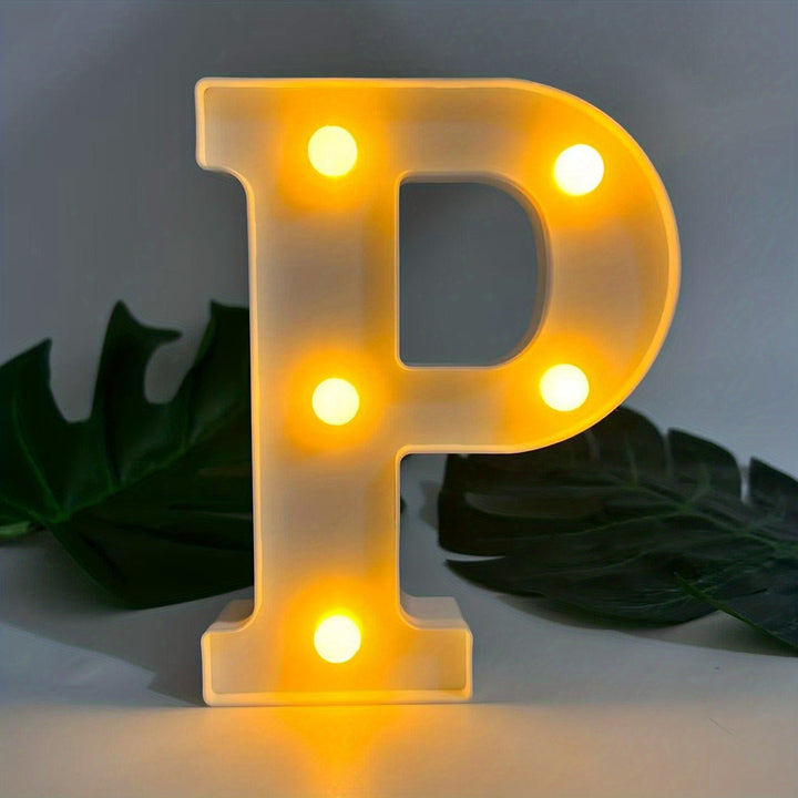 Skanto | LetterGlow - Trådlamp LED Bokstavlampe for Unik Stil