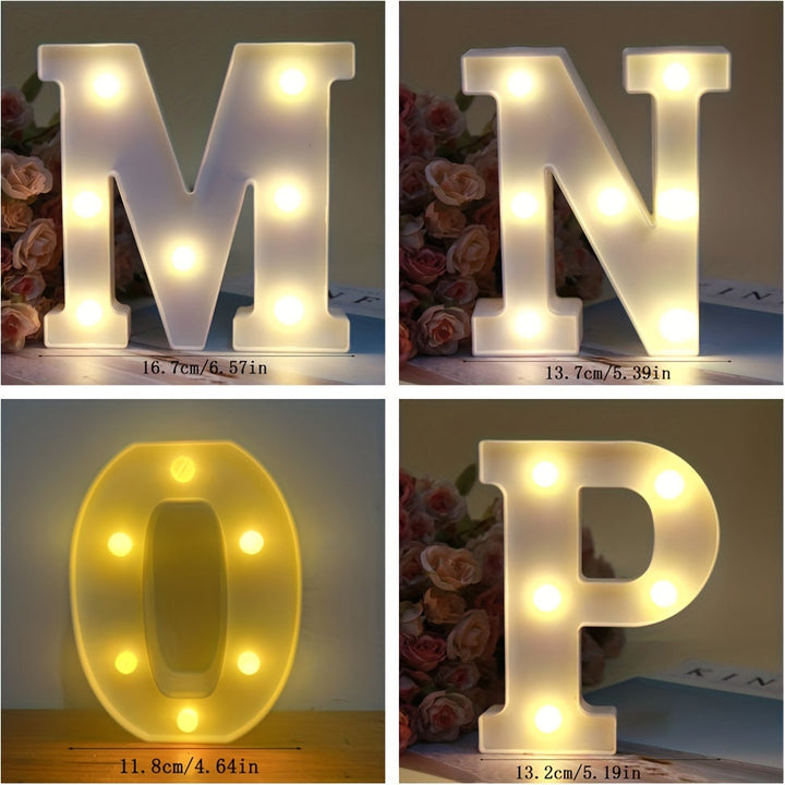 Skanto | LetterGlow - Trådlamp LED Bokstavlampe for Unik Stil