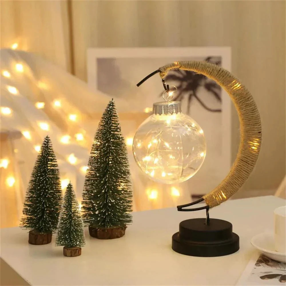 Skanto | LunaGlow - Luksus Bordlampe - Månesigd - Vigge Design - Elegant Belysning