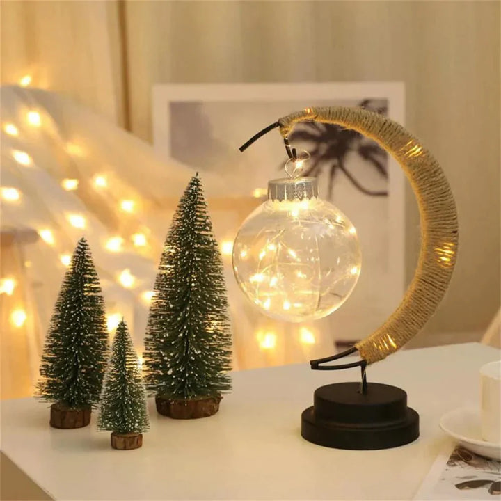 Skanto | LunaGlow - Luksus Bordlampe - Månesigd - Vigge Design - Elegant Belysning