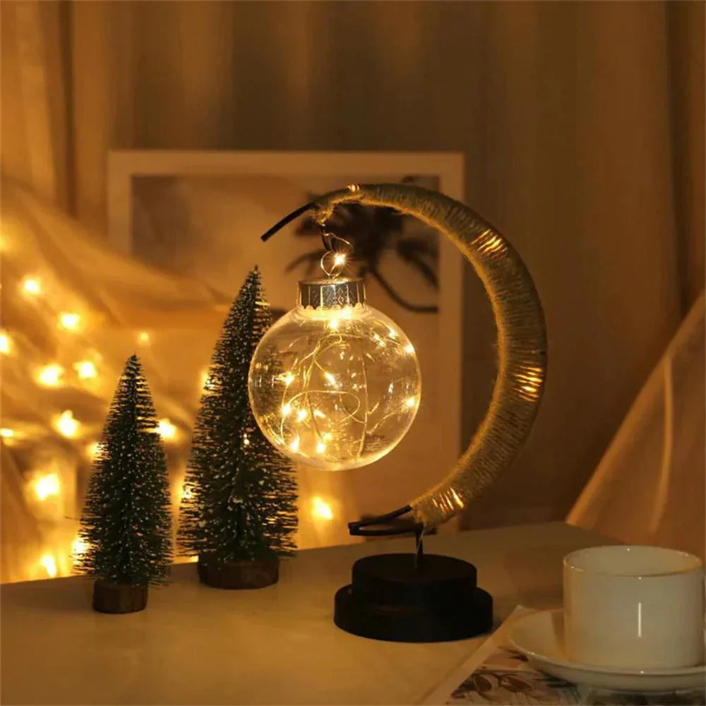 Skanto | LunaGlow - Luksus Bordlampe - Månesigd - Vigge Design - Elegant Belysning