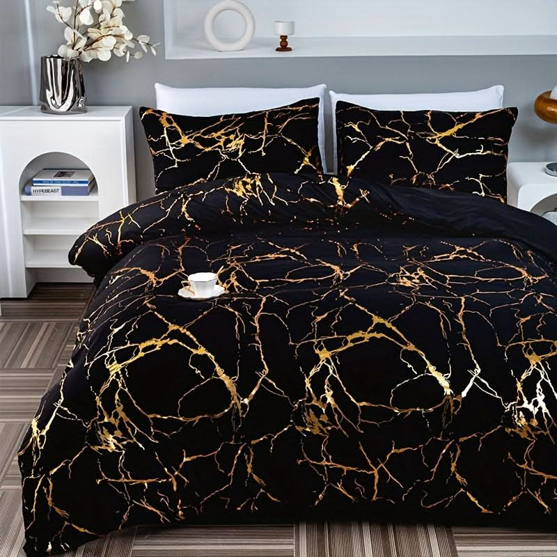 Luksus, vekt Bettwäscheset med elegant design