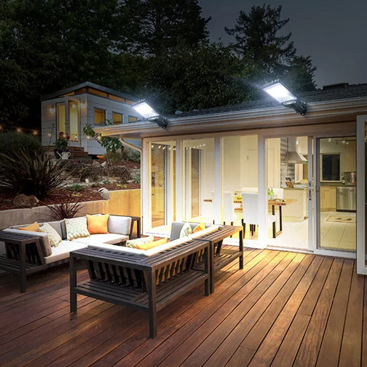 Premium solcel-drevet LED gate lampe | Skanto