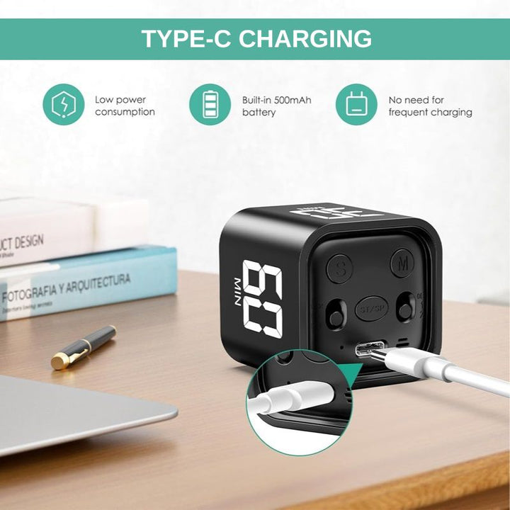 Skanto | Smart Cube Timer med tyngdekraftsensor og LED-skjerm