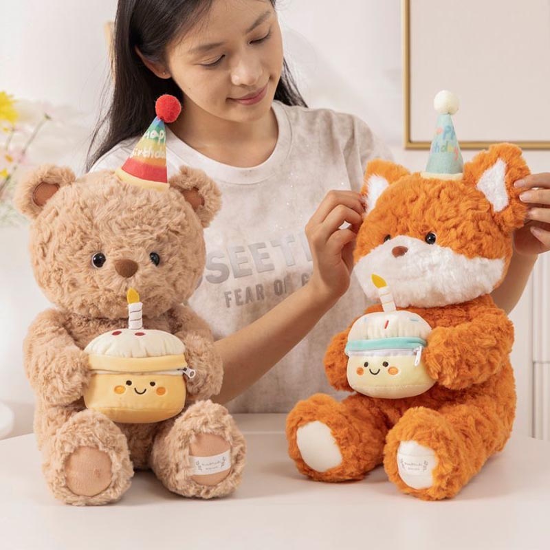 Norvo | Søt bursdagsbjørn rev plysj