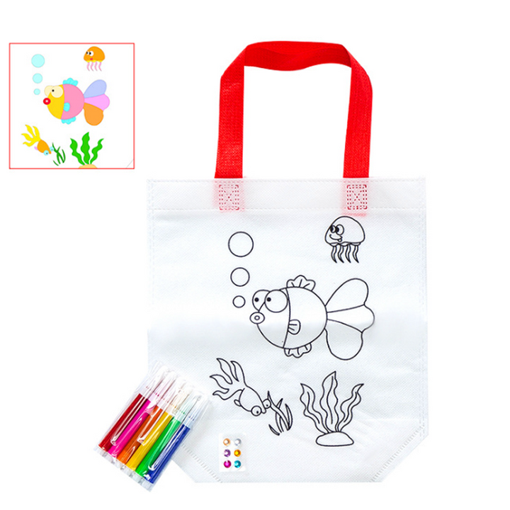 Skanto | DIY Maling Nonvevd Bag for Barn
