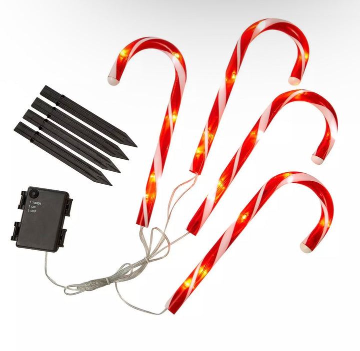 Skanto | 4pc Karamellstang LED Sti Lys
