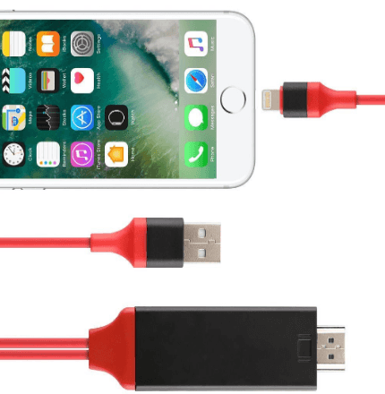 Skanto | Iphone skjerm til Hdtv kabel