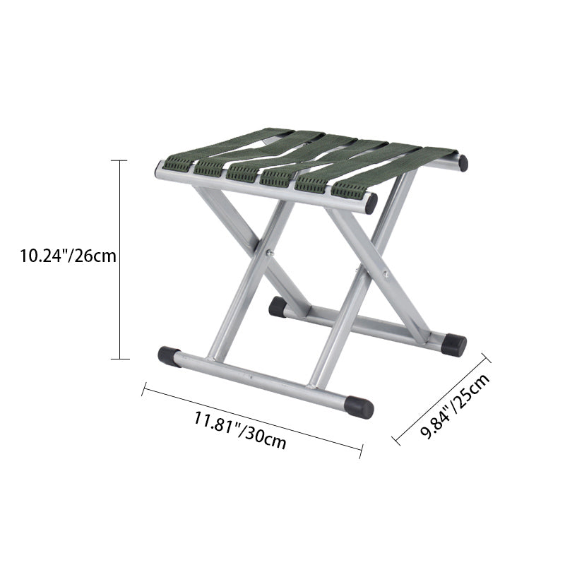 Moderne nordiske firkantet nylon metall sammenleggbare campingstol fiske stol ryggstøtte for utendørs terrasse | Skanto