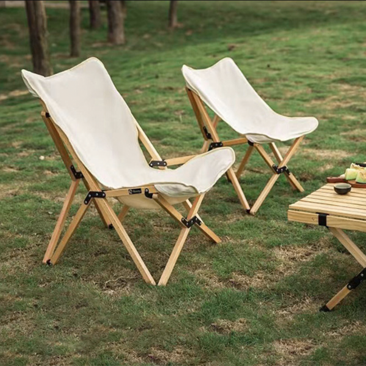 Moderne industriell Oxford-stoff hardware sammenleggbart campingstol ryggstøtte for utendørs terrasse | Skanto