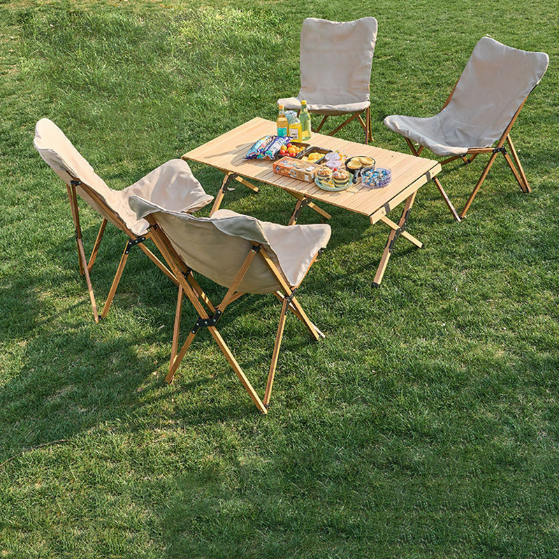 Moderne industriell Oxford-stoff hardware sammenleggbart campingstol ryggstøtte for utendørs terrasse | Skanto