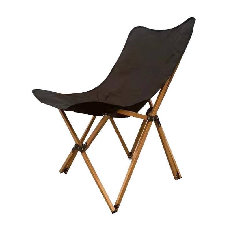 Moderne industriell Oxford-stoff hardware sammenleggbart campingstol ryggstøtte for utendørs terrasse | Skanto