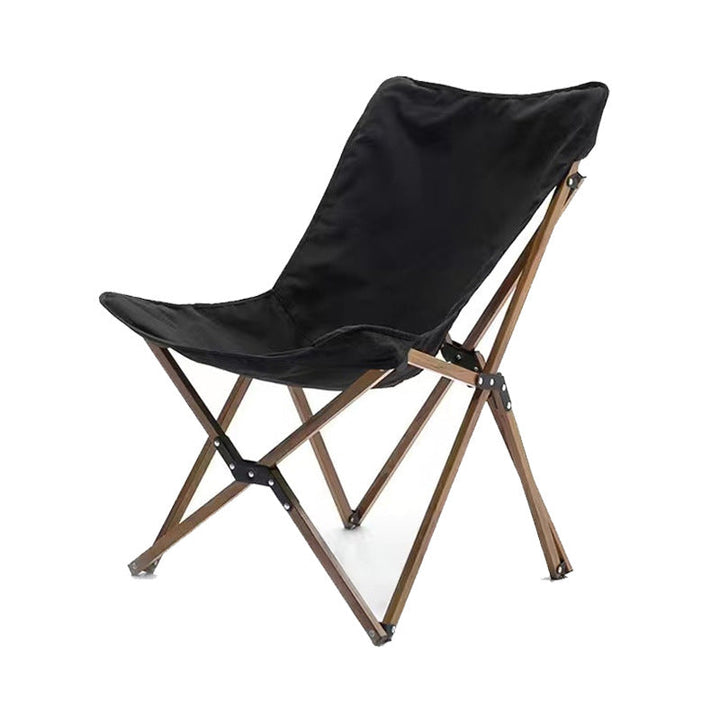 Moderne industriell Oxford-stoff hardware sammenleggbart campingstol ryggstøtte for utendørs terrasse | Skanto