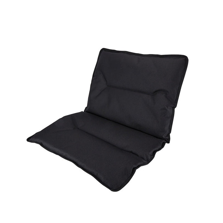 Rektangulær, sammenleggbar og bærbar campingstol laget av karbonstål, aluminiumslegering, bøketre, Oxford-stoff og PET med avtakbar rygg og armlener for hagen