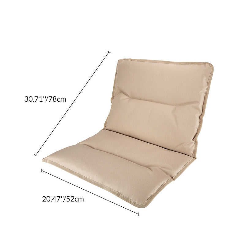 Moderne Minimalistisk Rektangulær Utendørs Karbonstål Aluminium Legert Bøk Tre Oxford Stoff PET Sammenleggbar Bærbar Avtakbar Camping Stol Ryggstøtte Armlene For Hage | Skanto