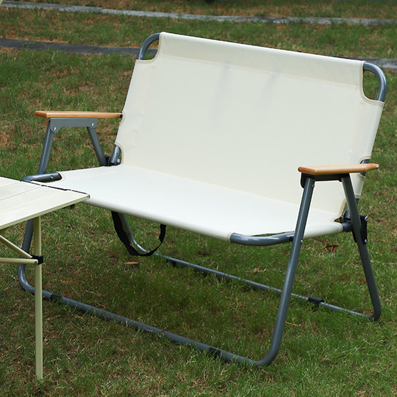 Moderne Minimalistisk Rekke Carbon Stål Oxford Stoff Sammenleggbar Camping Stol Ryggstøtte Armlene For Hage | Skanto