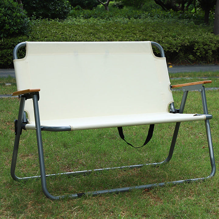 Moderne Minimalistisk Rekke Carbon Stål Oxford Stoff Sammenleggbar Camping Stol Ryggstøtte Armlene For Hage | Skanto