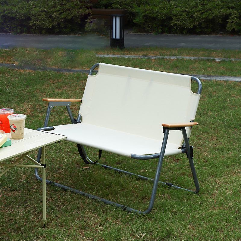 Moderne Minimalistisk Rekke Carbon Stål Oxford Stoff Sammenleggbar Camping Stol Ryggstøtte Armlene For Hage | Skanto