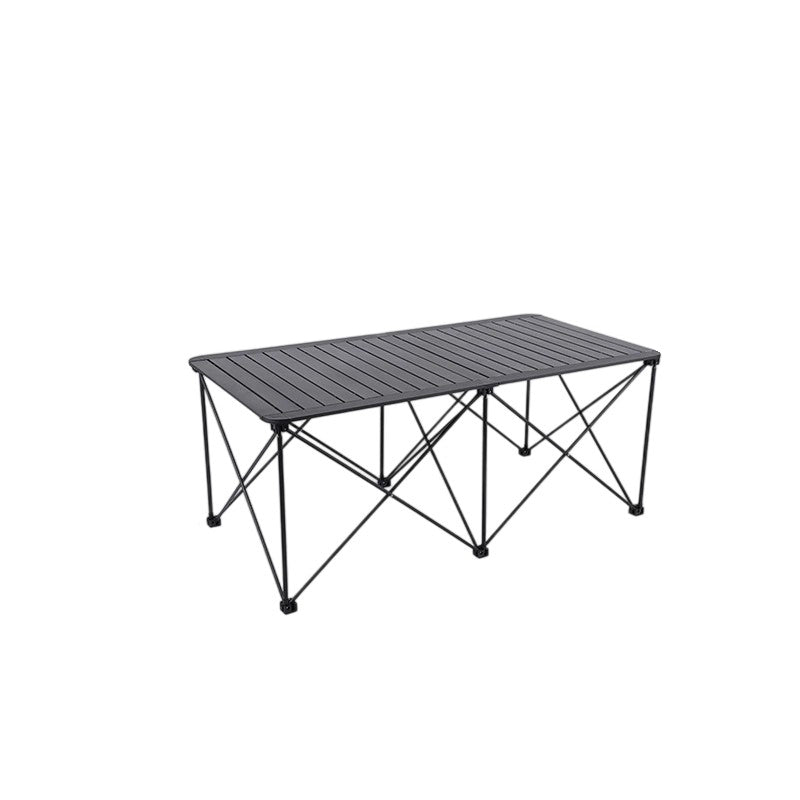 Moderne Enkelhet Firkantet Rektangel Aluminium Jern Utendørs Sammenleggbar Camping Kaffebord 1-Nivå For Hage | Skanto