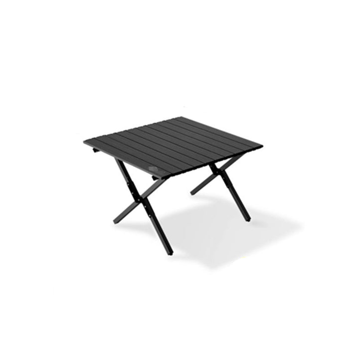 Moderne Minimalistisk Rektangel Karbonstål Utendørs Sammenleggbar Camping Kaffe Bord 1-Nivå For Hage | Skanto
