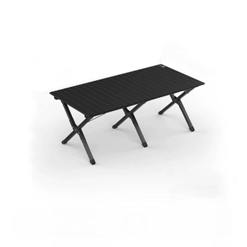Moderne Minimalistisk Rektangel Karbonstål Utendørs Sammenleggbar Camping Kaffe Bord 1-Nivå For Hage | Skanto