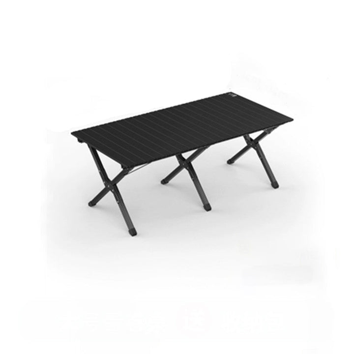 Moderne Minimalistisk Rektangel Karbonstål Utendørs Sammenleggbar Camping Kaffe Bord 1-Nivå For Hage | Skanto