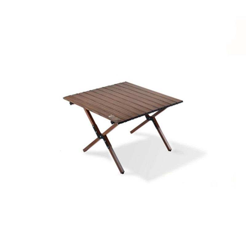 Moderne Minimalistisk Rektangel Karbonstål Utendørs Sammenleggbar Camping Kaffe Bord 1-Nivå For Hage | Skanto