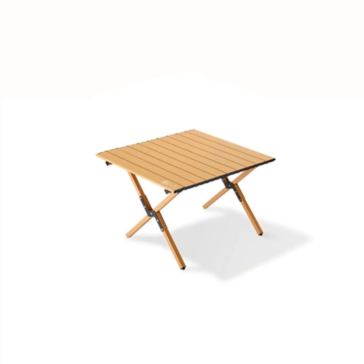 Moderne Minimalistisk Rektangel Karbonstål Utendørs Sammenleggbar Camping Kaffe Bord 1-Nivå For Hage | Skanto