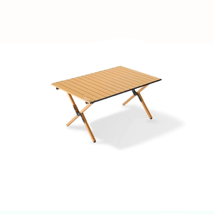 Moderne Minimalistisk Rektangel Karbonstål Utendørs Sammenleggbar Camping Kaffe Bord 1-Nivå For Hage | Skanto