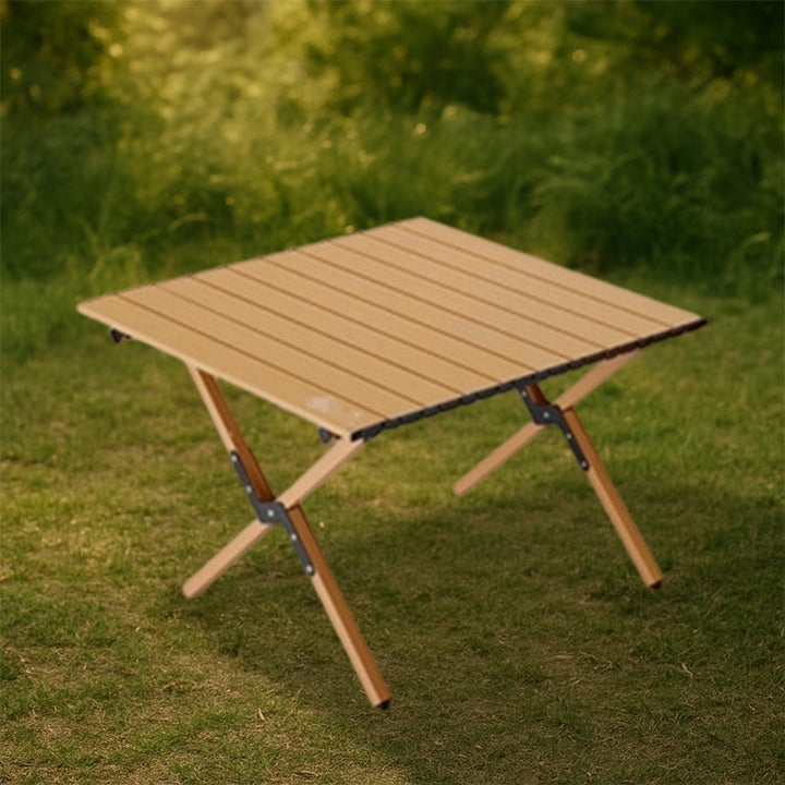 Moderne Minimalistisk Rektangel Karbonstål Utendørs Sammenleggbar Camping Kaffe Bord 1-Nivå For Hage | Skanto