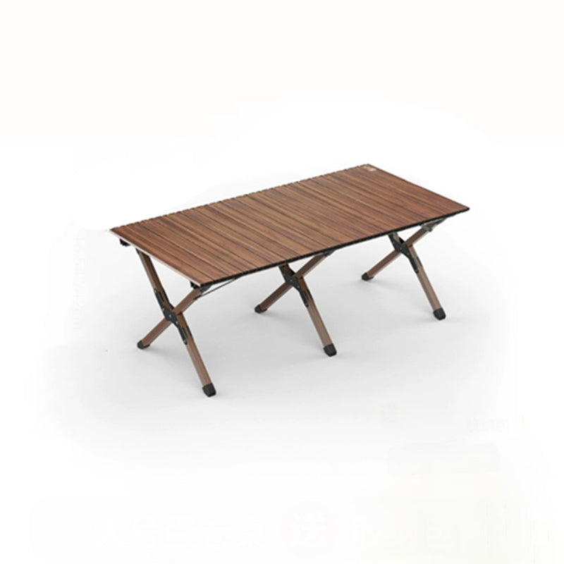 Moderne Minimalistisk Rektangel Karbonstål Utendørs Sammenleggbar Camping Kaffe Bord 1-Nivå For Hage | Skanto