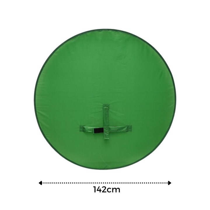Sammenleggbar green-screen for stol