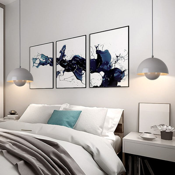 Norvo | Moderne pendellampe med planteakcent og auroraeffekt