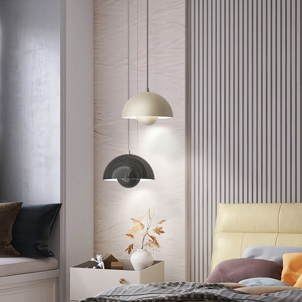 Skanto | Moderne pendellampe med planteakcent og auroraeffekt