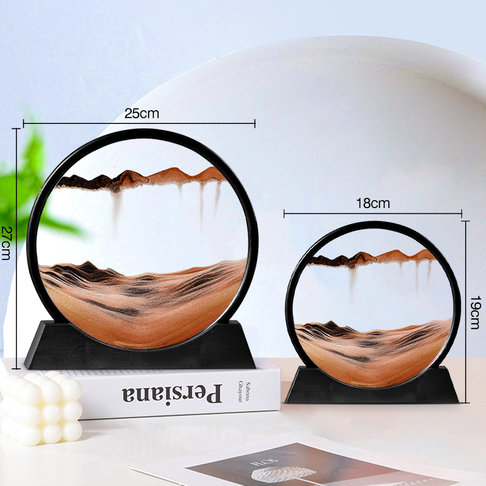Skanto | 3D timeglass dyp sjø sand landskap