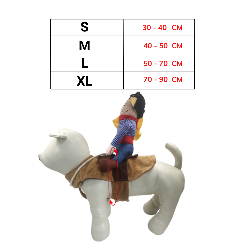 Cowboy hundekostyme