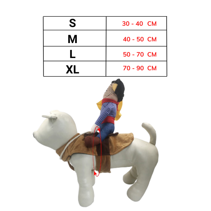 Cowboy hundekostyme