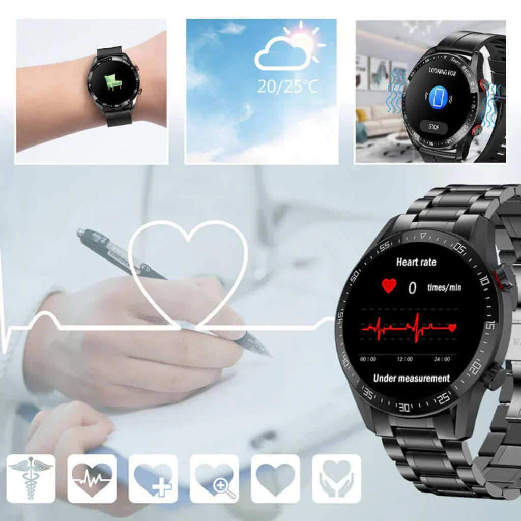 Skanto | SwissMotion - Multifunksjonell Smartklokke Med Lang Batterilevetid