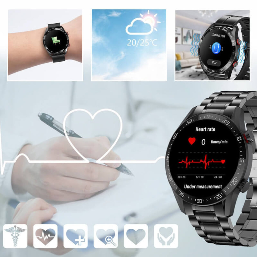 SwissActive Smartwatch – Avansert Multifunksjonell Klokke Skanto