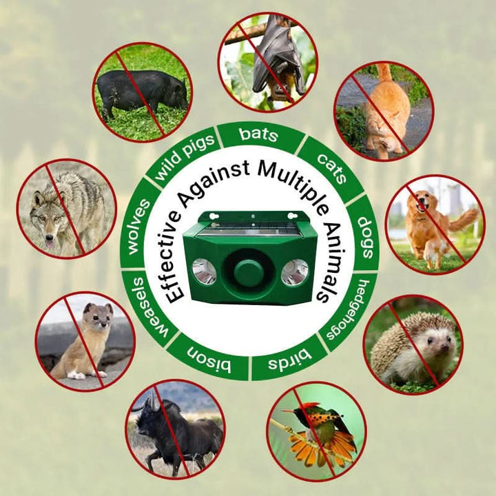 Tierabwehr-Alarmleuchten mit lautem Alarmsignal