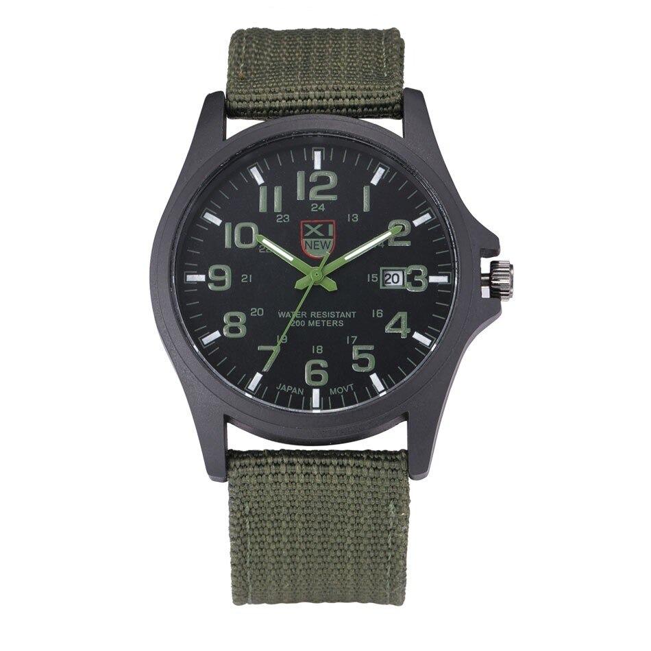 Taktisk herreklokke AdventureTime – Vanntett og støtsikker med LED | Skanto