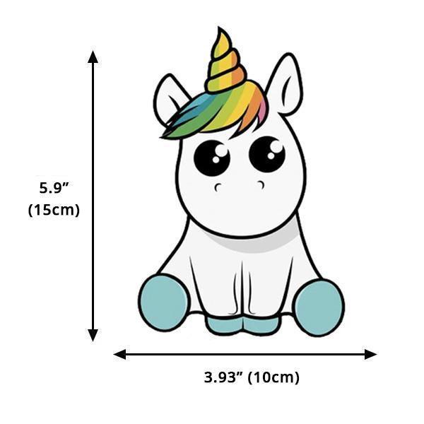 Dabbing Unicorn Vinyl Decal Sticker | Skanto