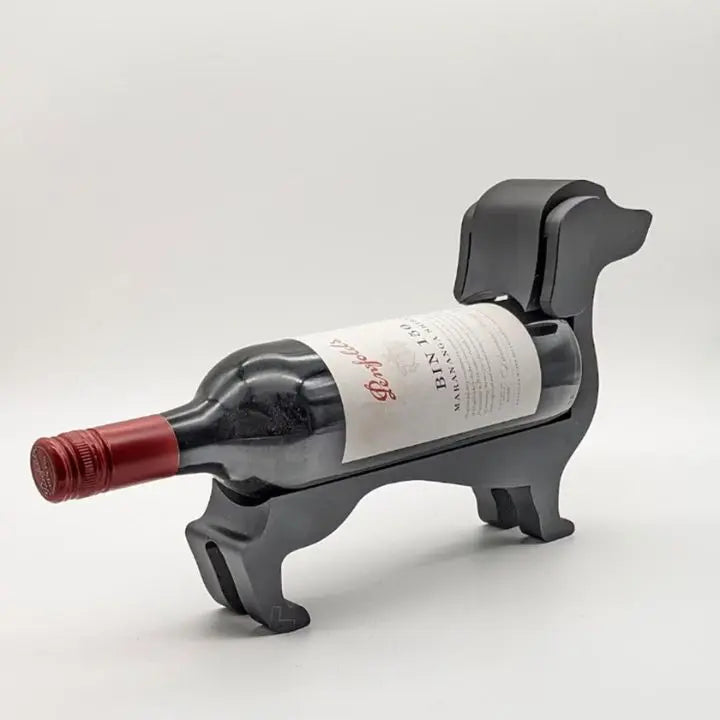 Dachshund vinflaskeholder – Unik, dekorativ vinholder
