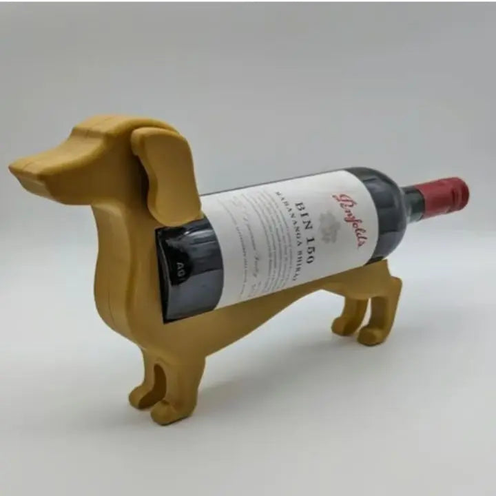 Dachshund vinflaskeholder – Unik, dekorativ vinholder